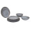 Bo-Camp - Tableware - 100% Melamine - 12-Parts - Halo 1