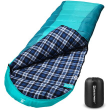 Bessport Sleeping Bag Winter | Flannel Lined 18? - 32? Extreme 3-4 Season Warm & Cool Weather Adult Sleeping Bags Large | Lightweight, Waterproof for