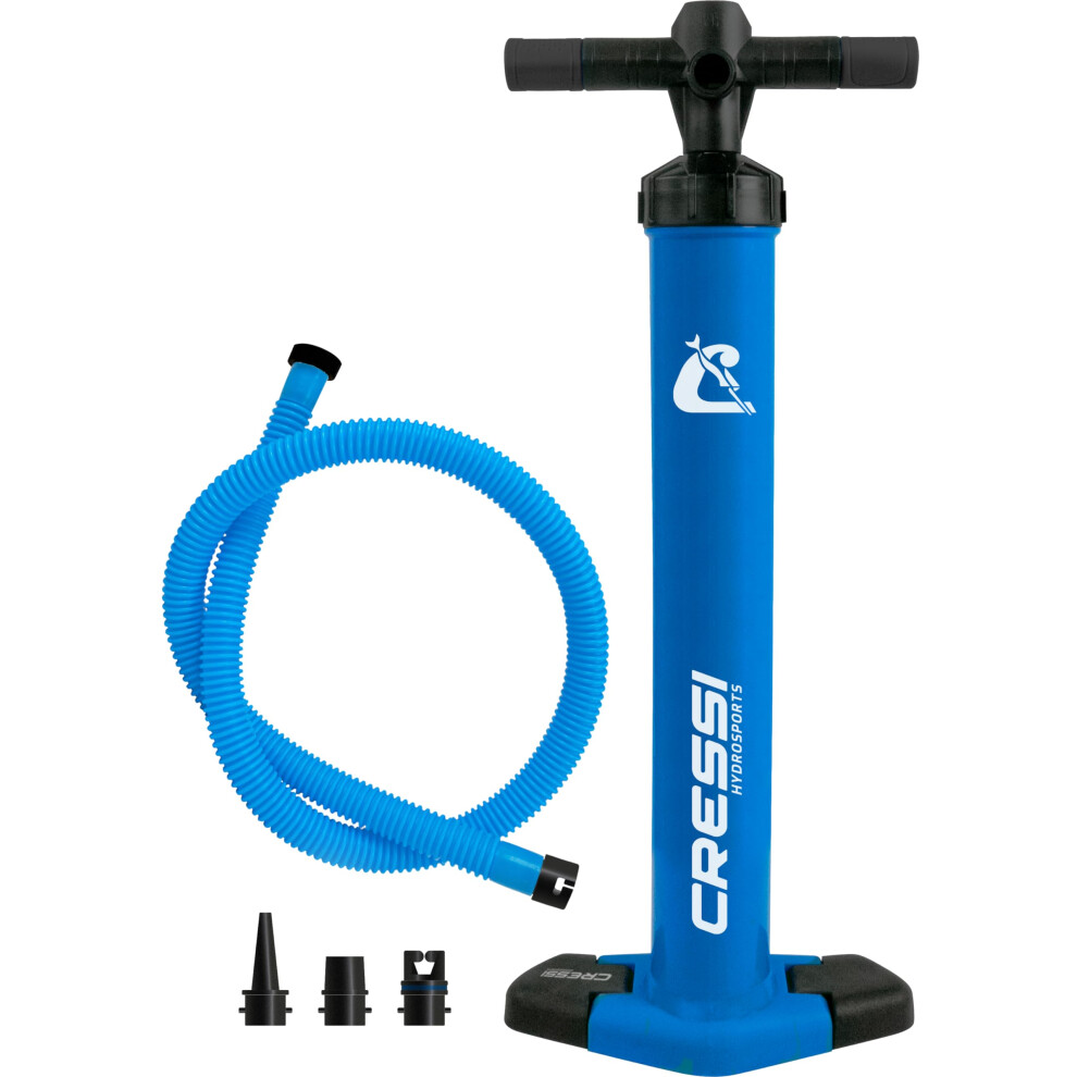 Cressi Welter High Pressure Inflation Hand Pump -Blue
