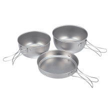 Snow Peak 3 Piece Titanium Cookset