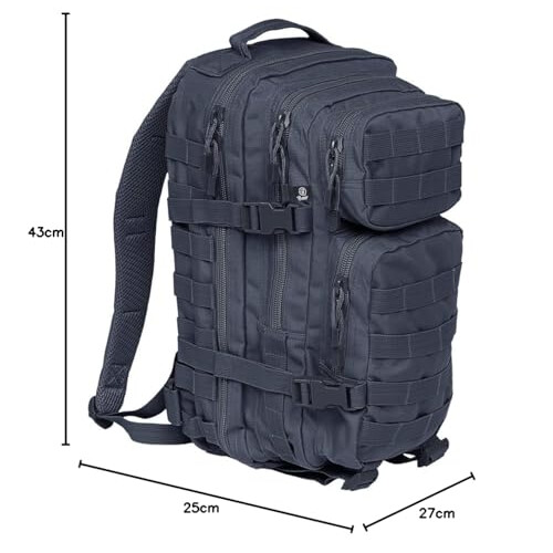 Brandit Us Cooper Medium Backpack, Navy, Basic / 25 Liter 2