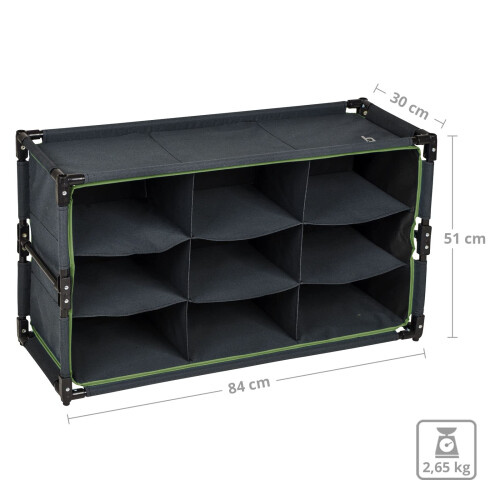 Bo-Camp - Cabinet/organizer - 9 Compartments - 84x30x51cm 1