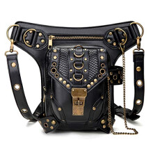 FiveloveTwo? Men Women Multi-purpose Tactical Drop Leg Arm Bag Pack Hip Belt Waist Messenger Shoulder Fanny Packs Steampunk Bag Wallet Purse Pouch Bag