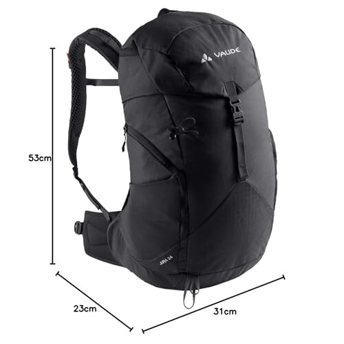 VAUDE Vaude Jura 24 Backpack 20-29L - Black, One Size 2