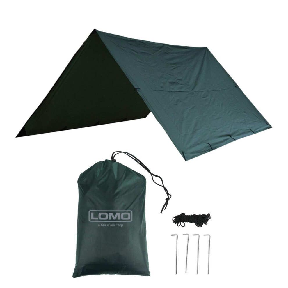 Lomo 4.5M X X3m Tarp Bushcraft Survival Bivi Shelter 5051220228274