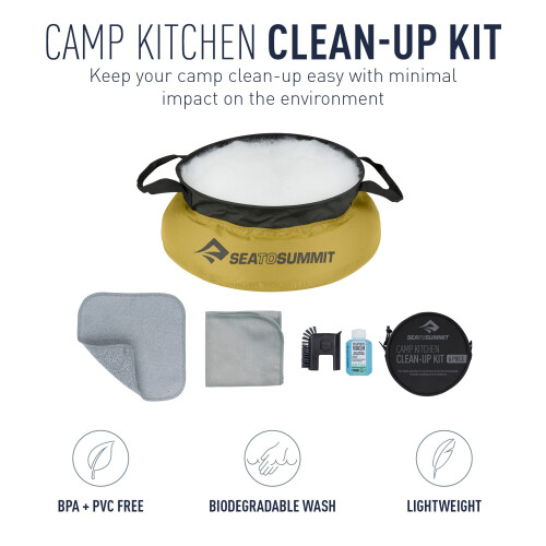 Sea to Summit Camp Clean up Kit - 6 Piece 1