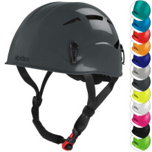 ALPIDEX Universal Climbing Helmet for Teenagers and Adults EN12492 Safety Helmet in, Colour:mountain grey