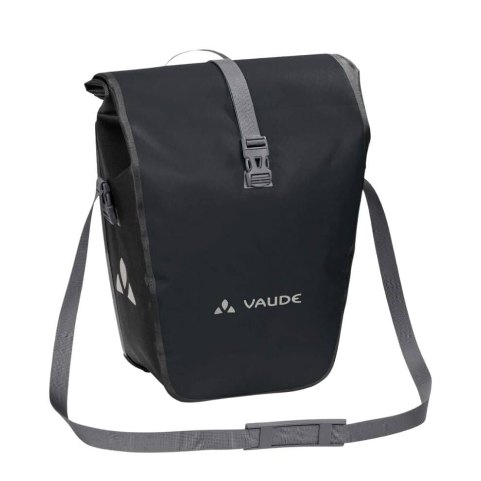 Vaude aqua back single rear bicycle bag, Unisex, 12413, Black, 37 x 33 x 19 cm