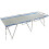 Homecall XXL Camping folding bed 600D polyester /rip stop grey/blue 3