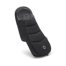Bugaboo Footmuff, Must-Have Pushchair Accessory, All-Season and Waterproof, Warm and Breathable Cosy Toes in Midnight Black
