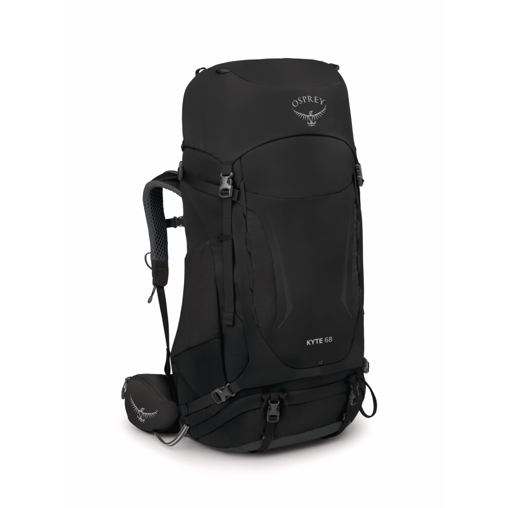 Osprey Kyte 68 Womens Backpacking Backpack Black WM/L