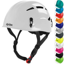 ALPIDEX Universal Climbing Helmet for Teenagers and Adults EN12492 Safety Helmet in, Colour:bright white