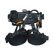SOB Safety Harness Half Body Safety Belt Adjustable Outdoor Mountain Climbing Belt for Rock, Tree, Fire Rescue, Rappelling, CE Certified