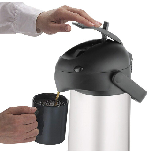 Thermos Thermos Lever Action Pump Pot, 2.5 L Black 1
