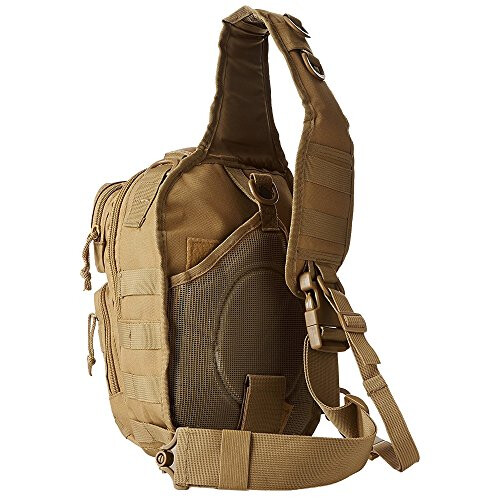 Mil-Tec United States Assault Backpack, One Strap, Small, Coyote 1