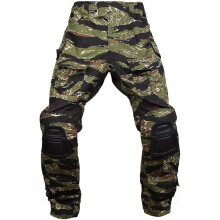 emersongear Gen3 Paintball Pants with Knee Pads,Military Combat Trousers Army Airsoft Combat BDU Pants Tiger Strip