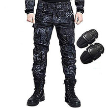 HANSTRONG GEAR Men?s Military Army Tactical Airsoft Paintball Shooting Pants Combat Men Pants with Knee Pads TYP (32W)