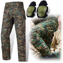HANSTRONG GEAR Men?s Military Army Tactical Airsoft Paintball Shooting Pants Combat Men Pants with Knee Pads AOR2(34W)