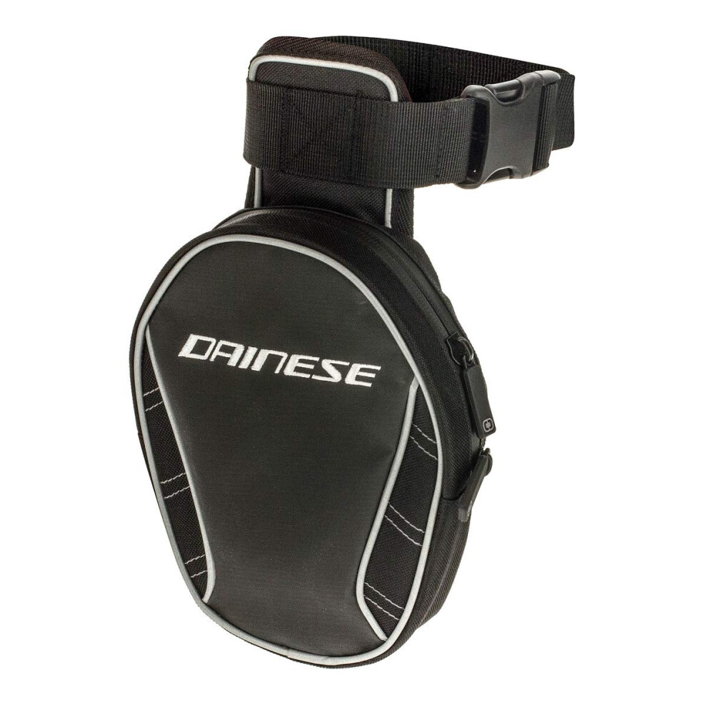 Dainese - Leg-Bag, Waterproof Motorbike Leg Bag, Motorcycle Thigh Pouch With Zip Closure, Motorcycle Bag Adjustable, Unisex, Adult Leg Pouch, 5051220253399