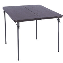 REDCAMP 34" Folding Card Table with Folding legs, Lightweight Portable Fold in Half Square Picnic Garden Table for Adults Indoor Outdoor Game Bridge