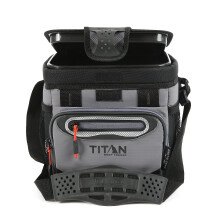 Arctic Zone Titan Deep Freeze 9 Can Zipperless HardBody Cooler, Sharkskin Gray (5-97091-50-0E)