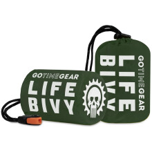 Go Time Gear Life Bivy Emergency Survival Shelter ? 2 Person Emergency Tent ? Use As Survival Tent, Emergency Shelter, Tube Tent, Survival Tarp -