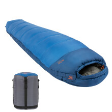 Highlander Sleeping Bag for Adults - 3-4 Season Sleeping Bags - Thick 400gsm Double Layer Insulation for Cold Weather Camping - Thermal Hood with Draw