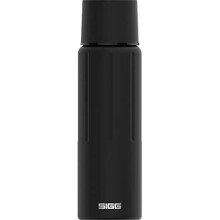 SIGG - Insulated Water Bottle - Thermo Flask Gemstone IBT Brushed - with Cup - Leakproof - Lightweight - BPA Free - 18/8 Stainless Steel - Grey - 0.5L