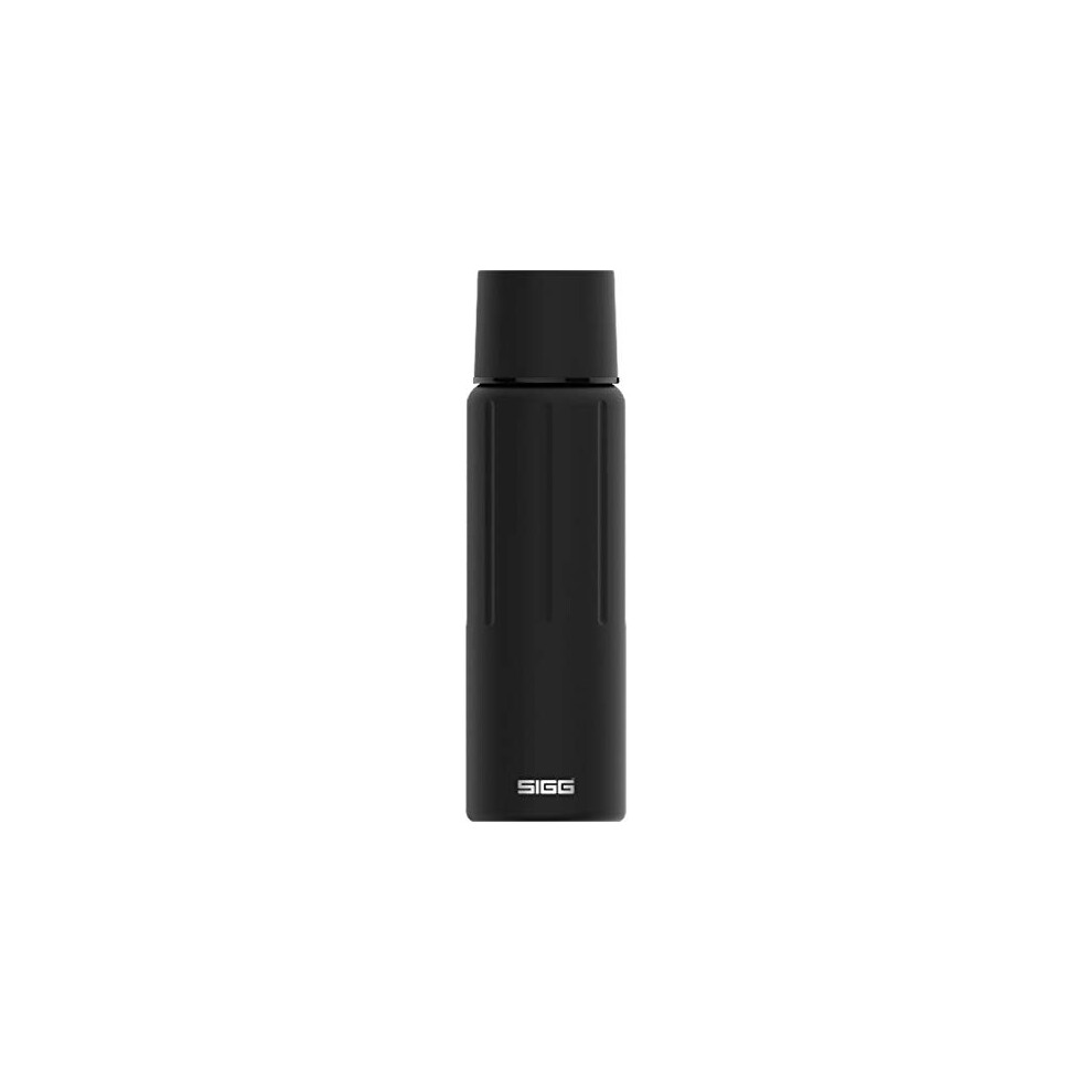 SIGG - Insulated Water Bottle - Thermo Flask Gemstone IBT Brushed - with Cup - Leakproof - Lightweight - BPA Free - 18/8 Stainless Steel - Grey - 0.5L