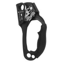 NewDoar UIAA & CE Certified Hand Ascender Rock Climbing Tree Arborist Rappelling Gear Equipment Rope Clamp for 8~13MM Rope-Right Hand Pro Black