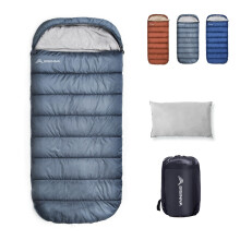 BISINNA XXL Wide Sleeping Bag for Big and Tall Adults,3-4 Season Plus Size Warm and Comfortable Waterproof Lightweight Sleeping Bag Great for Camping