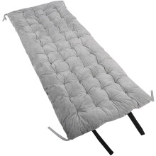 REDCAMP XL Mattress for Camping Bed, 190x75cm Soft Comfortable Cotton Thick Sleeping Mattress Pad,Grey Thicker