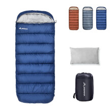 BISINNA XXL Sleeping Bag for Big and Tall Adults Junior 3-4 Season Large Wide Single Warm Sleeping Bag Plus Size Waterproof Lightweight for Camping