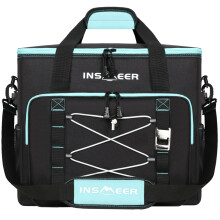 INSMEER Large Cooler Bag, 55L / 90 Cans Insulated Leakproof Cool Bag, Collapsible XXL Large Capacity Picnic Bag with Bottle Opener, for Camping,