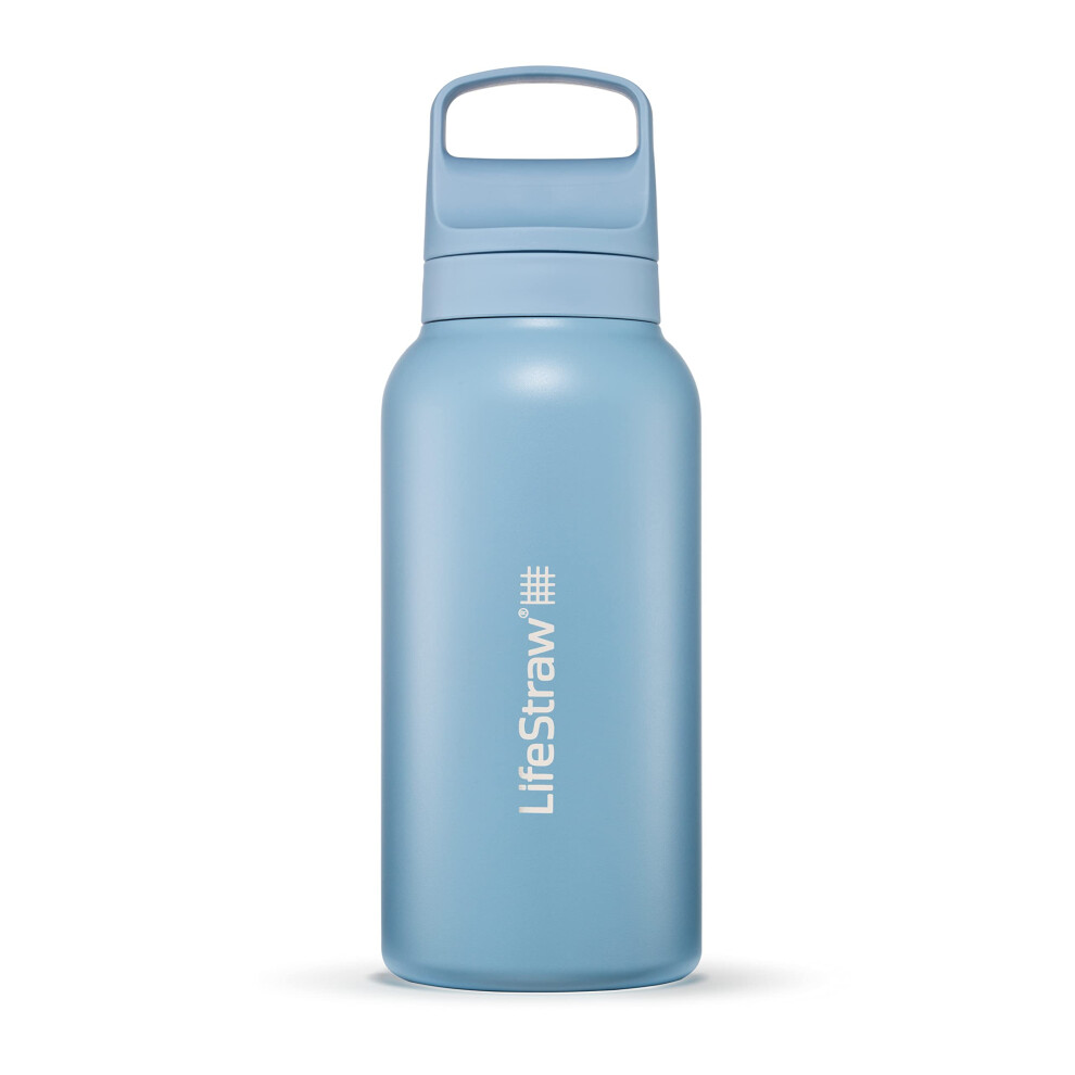 LifeStraw Go Series ? Insulated Stainless Steel Water Filter Bottle for Travel and Everyday Use Removes Bacteria, Parasites and Microplastics,-image-OPC-PH822ZB-NEW