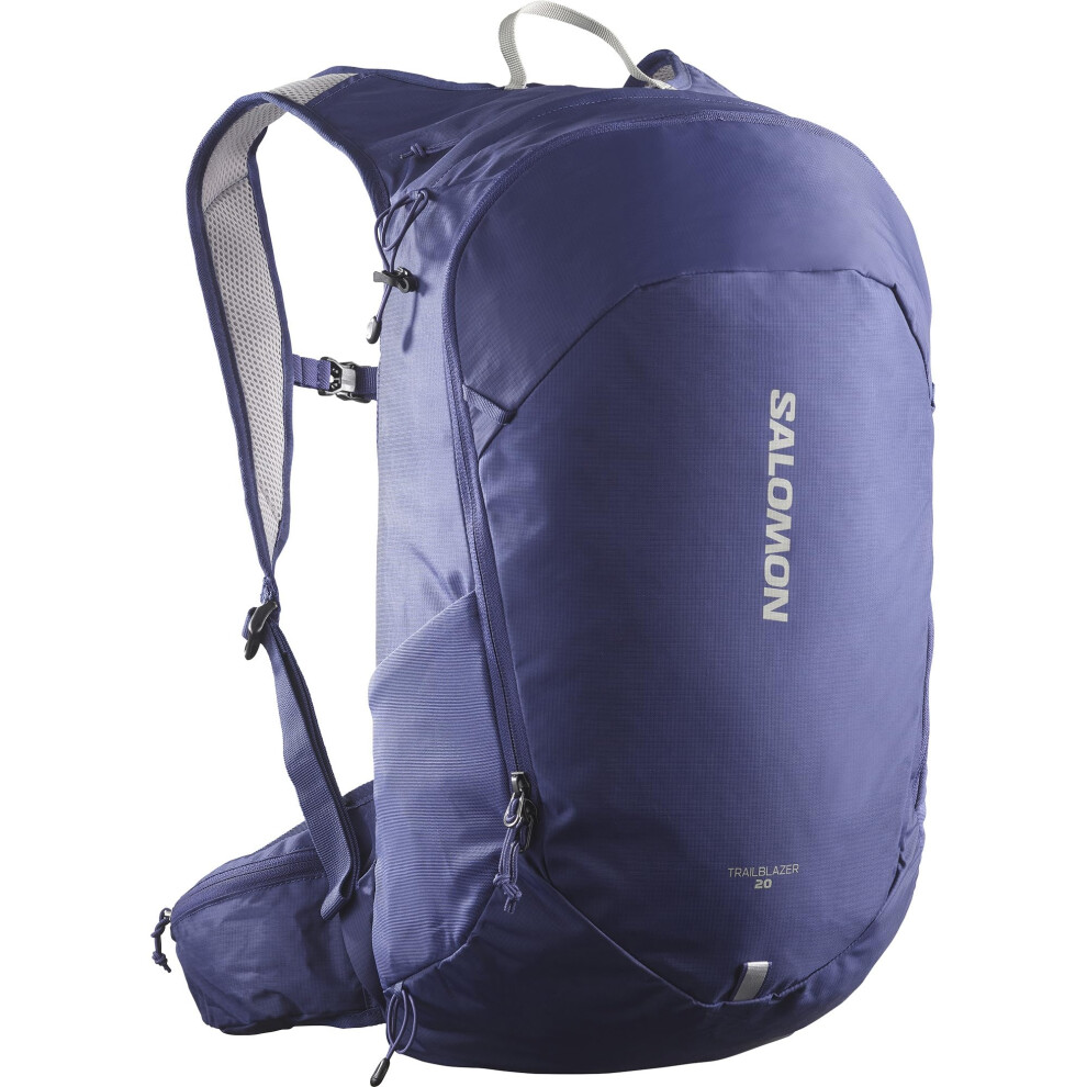 Salomon Trailblazer 20 Unisex Hiking Backpack, 20L, Versatile, Easy To Use, And Comfy & Light, Blue