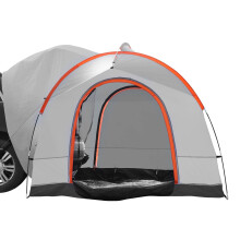 VEVOR SUV Camping Tent, 8'-8' SUV Tent Attachment for Camping with Rainfly and Carry Bag, Waterproof PU2000mm Double Layer Truck Tent, Accommodate 6-8