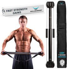 Bullworker Bow Classic 90cm Isometric Exercise Equipment, Portable Strength Training At Home Gym Equipment for Back, Shoulder, Chest, Biceps, Abs,