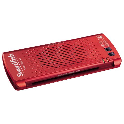 Swordfish Super Slim A4 Paper/Document Laminator with 4 Rollers - Red Ref: 40186 2