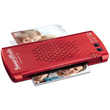 Swordfish Super Slim A4 Paper/Document Laminator with 4 Rollers - Red Ref: 40186