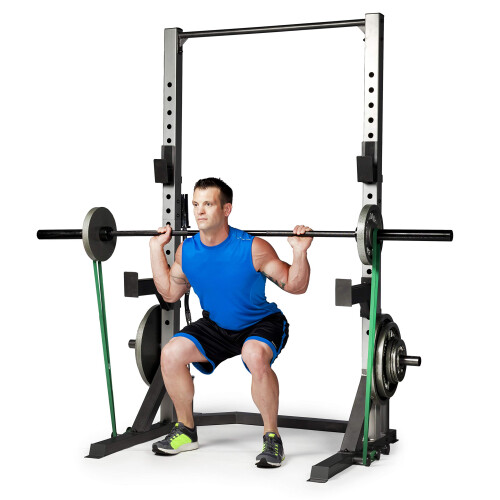 Cap Barbell Deluxe Power Rack (FM-CB8000F), Grey 2