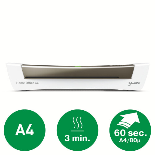 Laminator Leitz iLAM A4 Grey Home Office, 73680089 (Home Office) 2