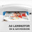 Fellowes Fellowes Lunar+ Blue A4 Home Laminator, 80-125 Micron, standard 4