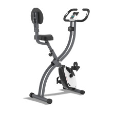 Ultrasport F-Bike Folding Exercise Bike 286 lbs Capacity, Extra Silent with Relax Foam Seat I Exercise Bikes for Home Use, Exercise Bike Foldable,