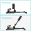 leikefitness Deluxe Multi-Function Deep Sissy Squat Bench Home Gym Workout Station Leg Exercise Machine Black-8300 2