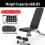 leikefitness Adjustable Weight Bench, Foldable Workout Training Bench with Automatic Locking for Upright Tilt and Flat Full Body Exercise (Silver 1) 5