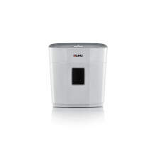 Dahle PaperSAFE 120 Paper Shredder (8 Sheets, Oil-Free, Jam Protection, Cross-Cut, for Home-Office) Grey,36.6 x 34.7 x 21.7cm