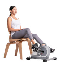 Sunny Health & Fitness Magnetic Under Desk Mini Exercise Cycle Bike, Dual Function Pedal Exerciser with Digital Monitor and Carrying Handle,