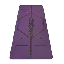 Liforme Printed Yoga Mat Collection - Free Yoga Bag, Patented Alignment System, Warrior-like Grip, Non-Slip, Eco-friendly, Biodegradable,