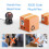 YANZEO YS860 Barcode Scanner 2D/1D Desktop Barcode Reader Hands-Free QR Bar Code Scanner Plug and Play Fast & Accurate Scanning for Store, Office, 4
